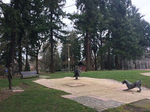 Grant Park and the Beverly Cleary sculpture garden