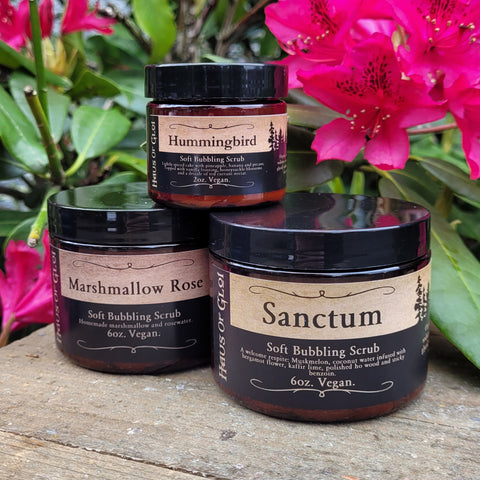 Summer Soft Bubbling Scrubs